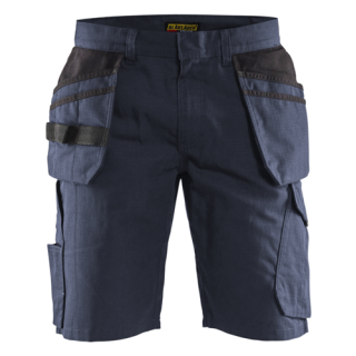 Blaklader - Service short + spijkerzakken, M-blauw/Zwart, 52