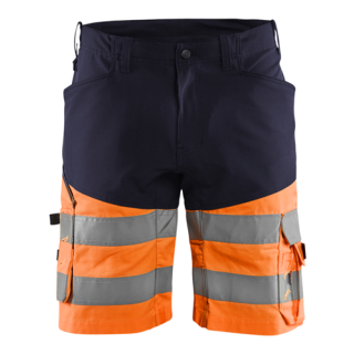 Blaklader - Short stretch, M-blauw/Oranje, 58
