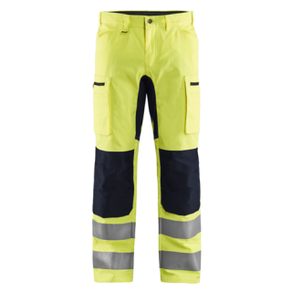 Blaklader - Werkbroek stretch, High Vis Geel/Zwart, 50