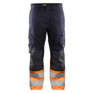 Blaklader - Inherent werkbroek, M-blauw/Oranje, 64