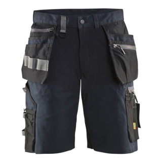 Blaklader - Short stretch + spijkerzakken, M-blauw/Zwart, 46