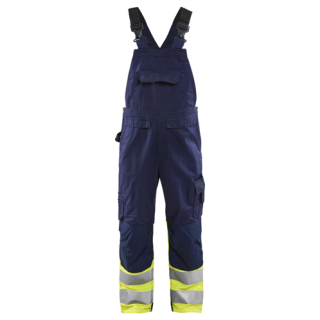 Blaklader - Bretelbroek, Marine/High-Vis Geel, 52