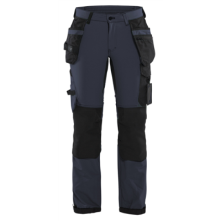 Blaklader - Dames werkbroek stretch, M-blauw/Zwart, 40