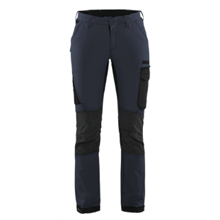 Blaklader - Dames werkbroek stretch, M-blauw/Zwart, 32