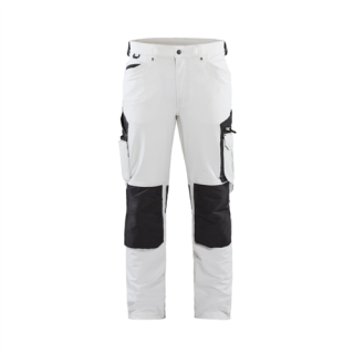 Blaklader - Schildersbroek 4-weg stretch, Wit/D-Grijs, 50