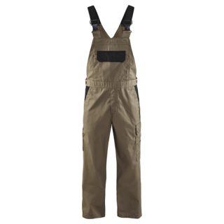Blaklader - Bretelbroek Industrie, Khaki/Zwart, 54