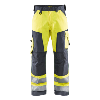Blaklader - Werkbroek, HIgh Vis Geel/M-Grijs, 54