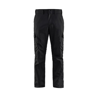 Blaklader - Ind. werkbroek stretch, Zwart/High-Vis Geel, 60