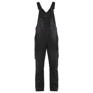 Blaklader - Industrie Bretelbroek, Zwart/Rood, 64