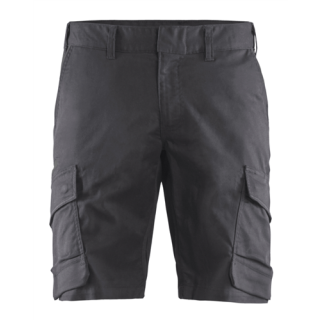 Blaklader - Ind. short stretch, M-Grijs/Zwart, 48