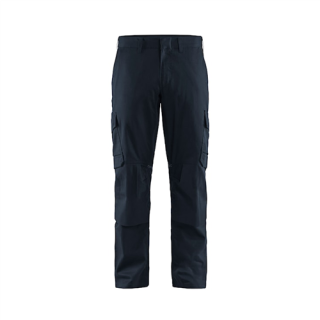 Blaklader - Werkbroek stretch + kniezak, M-blauw/Zwart, 62
