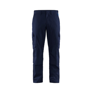 Blaklader - Werkbroek stretch + kniezak, M-blauw/K-Blauw, 58