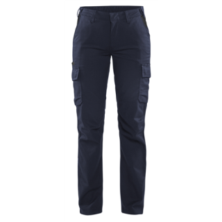 Blaklader - Dames Ind. werkbroek stretch, M-blauw/Zwart, 46