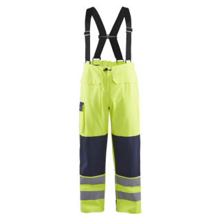 Blaklader - Regenbroek vlamvertragend, H-V Geel/M-blauw, 4XL