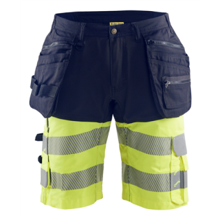 Blaklader - High-Vis short, Marine/High Vis Geel, 52