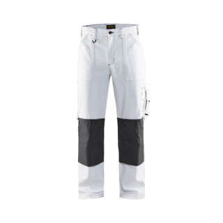 Blaklader - Werkbroek, Wit/D-Grijs, 60