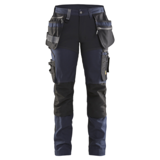 Blaklader - Dames werkbroek stretch, M-blauw/Zwart, 34
