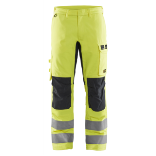 Blaklader - Werkbroek Inherent stretch, H-V Geel/M-blauw, 48