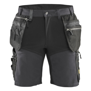 Blaklader - Short stretch, M-Grijs/Zwart, 52