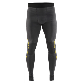 Blaklader - Lange onderbroek 100% merino, D-Grijs/Geel, XS