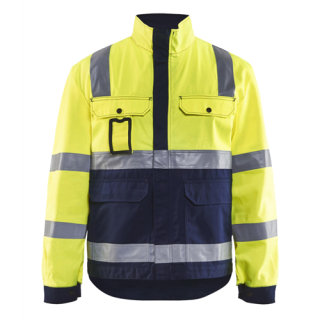 Blaklader - Jack, ongevoerd, High-Vis Geel/M-blauw, 5XL