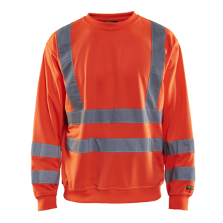Blaklader - Sweatshirt High-Vis, High-Vis Rood, 2XL