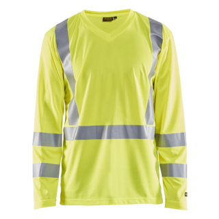 Blaklader - UV-T-Shirt lange mouw, High-Vis Geel, S