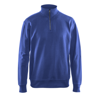 Blaklader - Sweatshirt + 1/2 rits, Korenblauw, 4XL