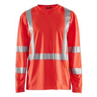 Blaklader - UV-T-Shirt lange mouw, High-Vis Rood, 3XL