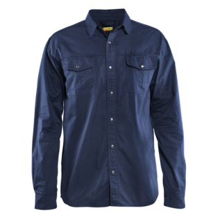 Blaklader - Overhemd Twill, M-blauw, L