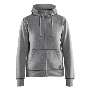 Blaklader - Dames hooded sweatvest, Grijs Mêlee, S