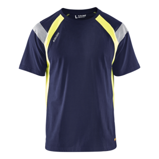 Blaklader - T-Shirt Visible, Marine/High-Vis Geel, S