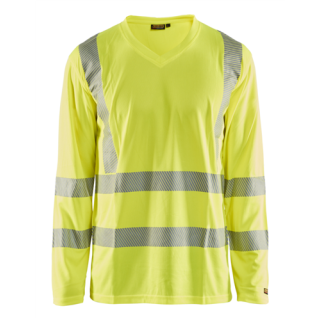 Blaklader - UV-T-Shirt lange mouw, High-Vis Geel, XXL