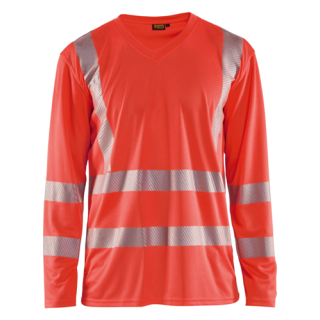 Blaklader - UV-T-Shirt lange mouw, High-Vis Rood, XS