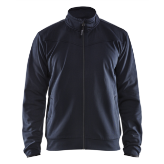 Blaklader - Service Sweatshirt + rits, M-blauw/Zwart, XXL
