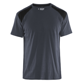 Blaklader - T-Shirt bicolour, D-Grijs/Zwart, 4XL