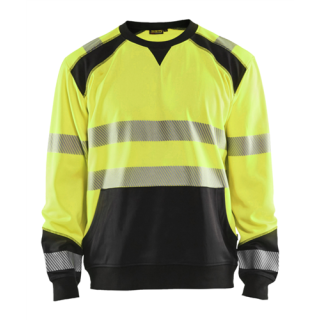Blaklader - Sweatshirt, High-Vis Geel/Zwart, XS