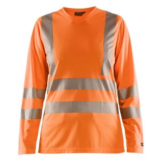 Blaklader - Dames T-Shirt lange mouw, High-Vis Oranje, M