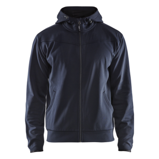 Blaklader - Hoodie + rits, M-blauw/Zwart, L