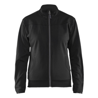 Blaklader - Dames sweatshirt + rits, Zwart/D-Grijs, XL