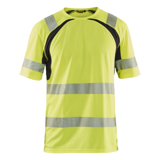 Blaklader - UV-T-Shirt, High-Vis Geel/Zwart, 3XL