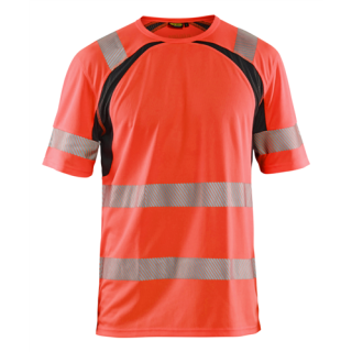 Blaklader - UV-T-Shirt, High-Vis Rood/Zwart, XS