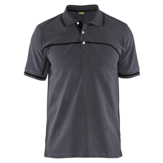 Blaklader - Poloshirt, M-Grijs/Zwart, XS