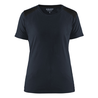 Blaklader - Dames T-Shirt, M-blauw/Zwart, XXL