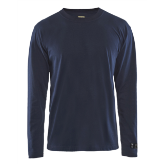Blaklader - T-Shirt lange mouwen, M-blauw, XXL