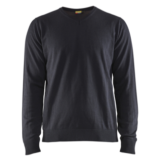 Blaklader - Gebreide pullover, M-blauw, XS