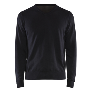 Blaklader - Gebreide pullover, M-blauw, XS