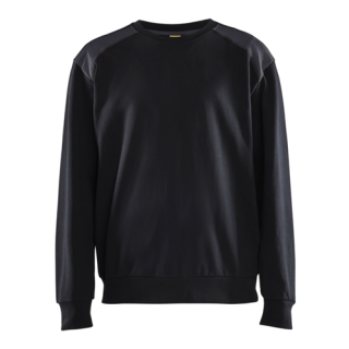 Blaklader - Sweatshirt bicolour, Zwart/M-Grijs, M