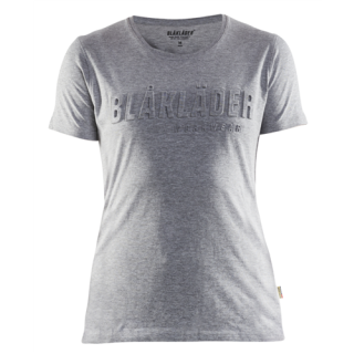 Blaklader - Dames T-Shirt 3D, Grijs Mêlee, XS