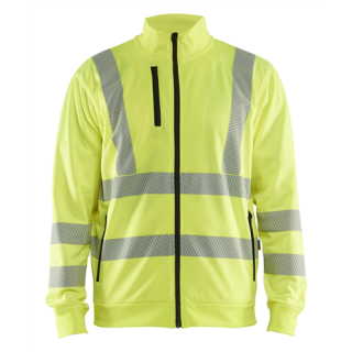Blaklader - High-Vis Sweatshirt + rits, High-Vis Geel, M